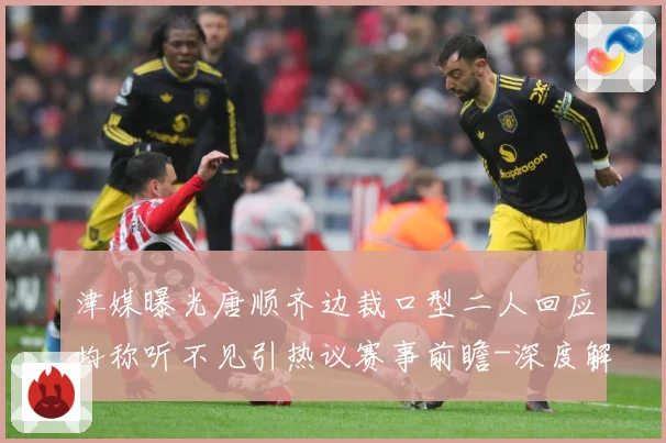 津媒曝光唐顺齐边裁口型二人回应均称听不见引热议赛事前瞻-深度解析
